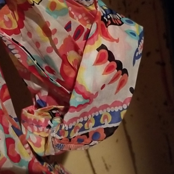 NWT Women's Talbots XLP Multicolor Button Up Top - Picture 3 of 6